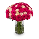 Kytice růžových růží